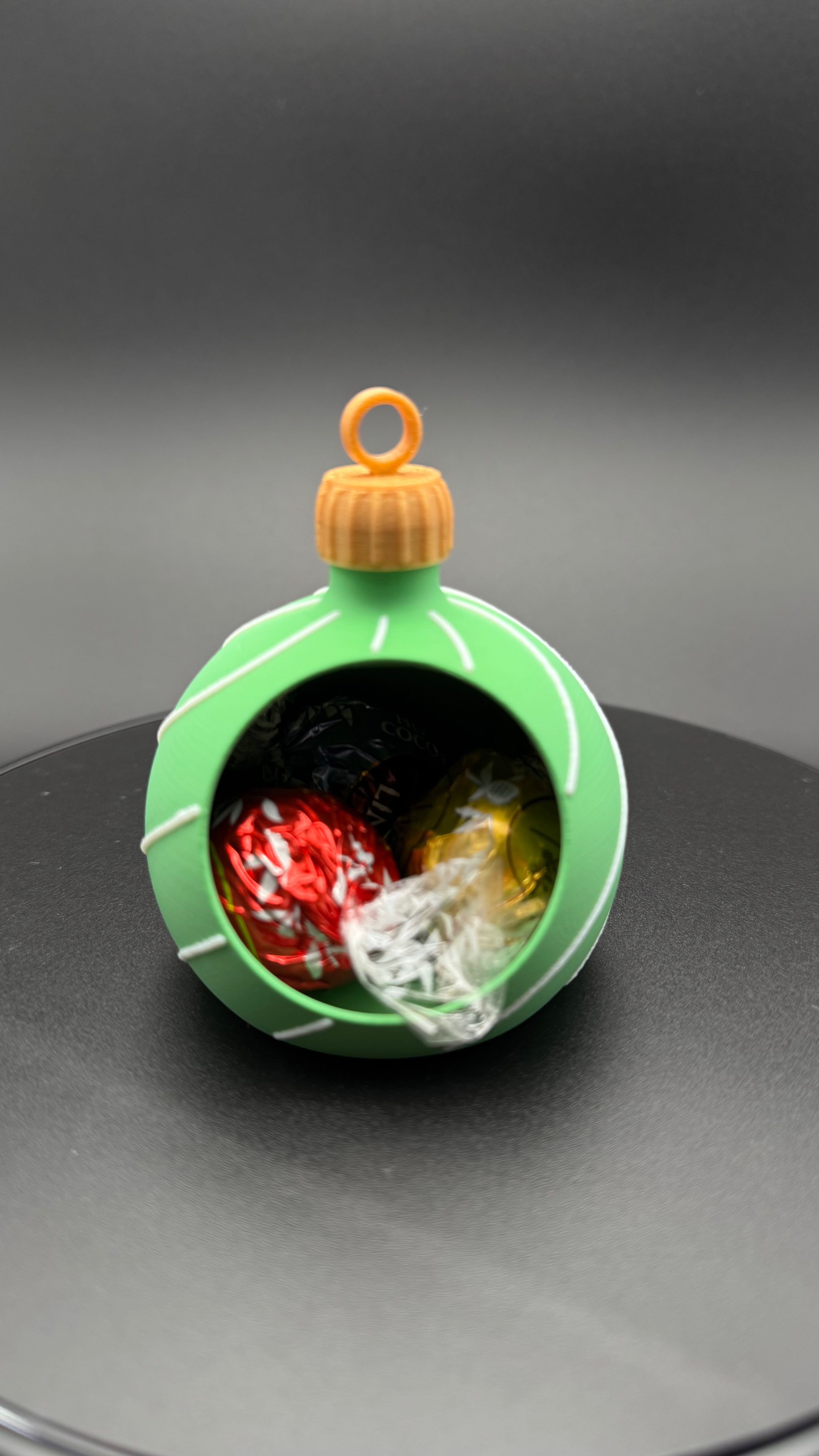 Elf Green Ornament Box