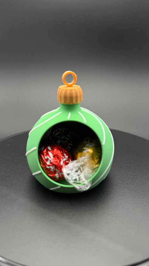 Elf Green Ornament Box