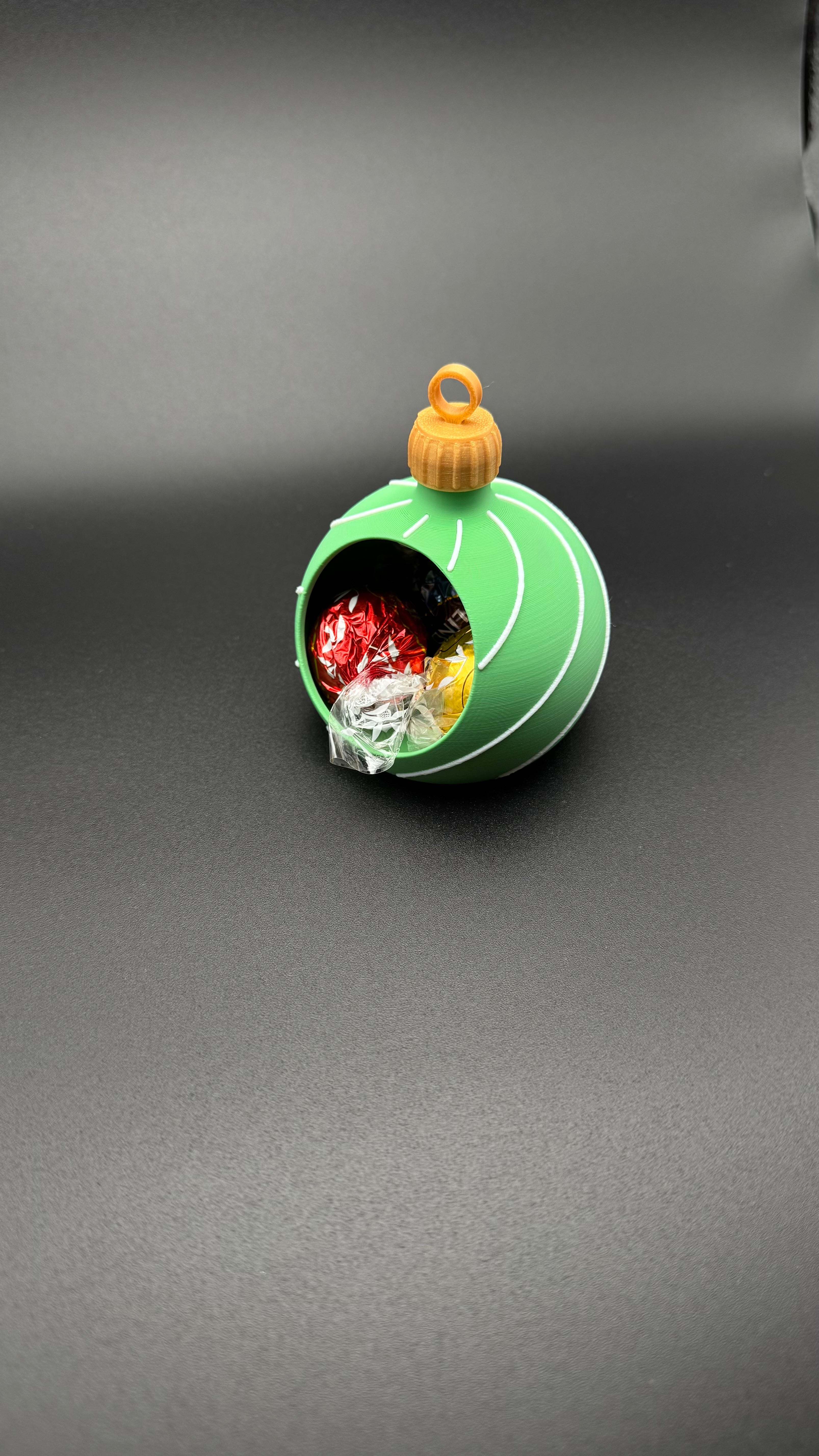 Elf Green Ornament Box
