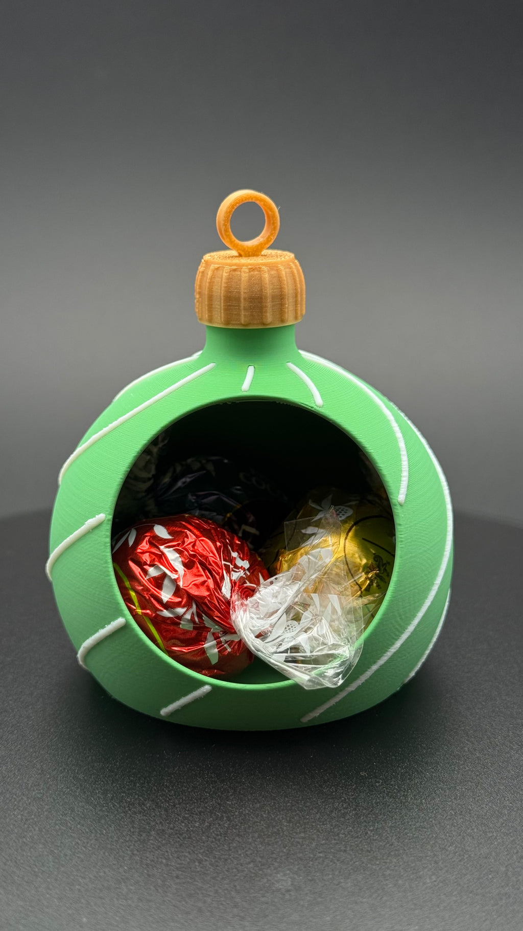 Elf Green Ornament Box