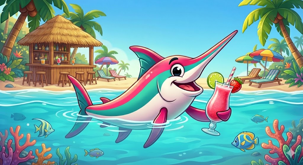 Strawberry Daiquiri Swordfish - Large